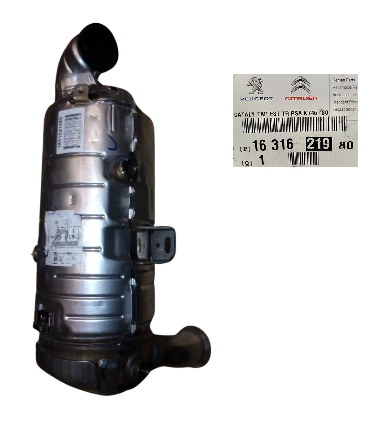 Kat/roetfilter ruildeel 3556259