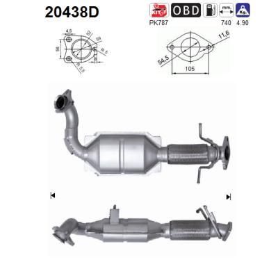 Galaxy III / Mondeo IV / S-Max (1.8TDCi) katalysator 1556156