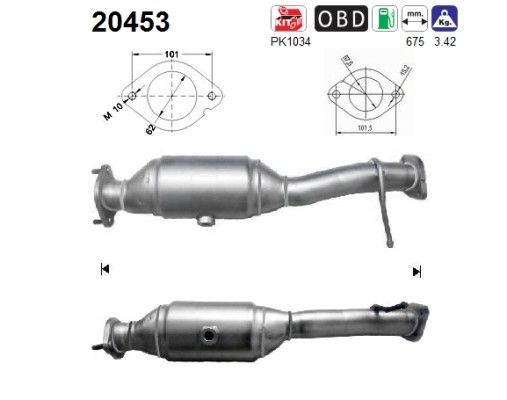 Ford Focus (2.5ST) 10/05- katalysator 1388320