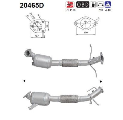 Tourneo/Transit (1.8TDCi) 06/02- katalysator 4967754