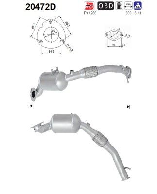 Ranger (2.2TDCi) 04/11- katalysator 1748463