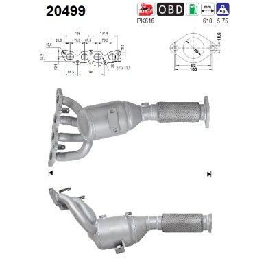 Ka+ III 07/16- (1.2i) Katalysator 2037840