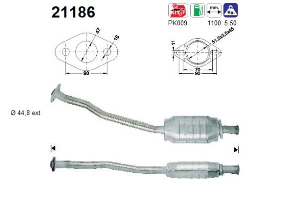 Ventilator afvoer rooster 855181