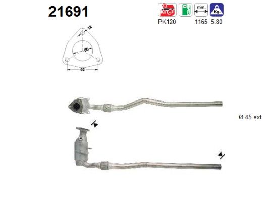 Corsa B (1.2i-16V) katalysator 5854201