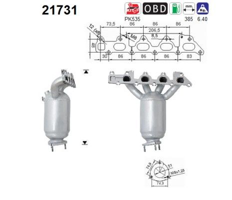 Kat/roetfilter ruildeel 850062
