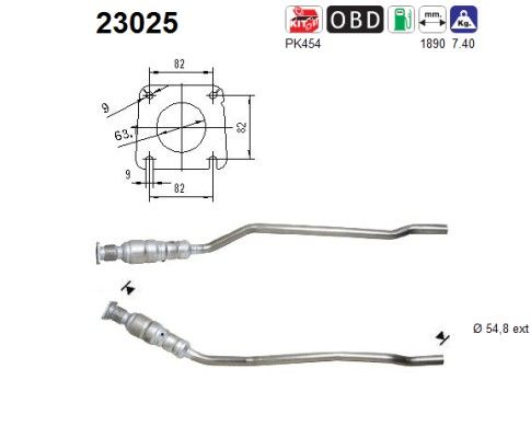AS 23025 Katalysator