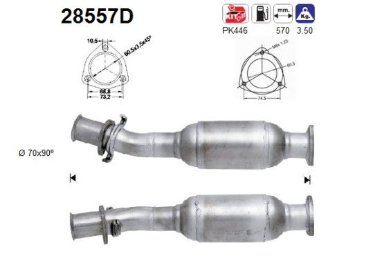 Demper katalysator 1705CS