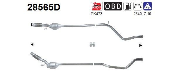 Uitl.pijp voor 1705SK