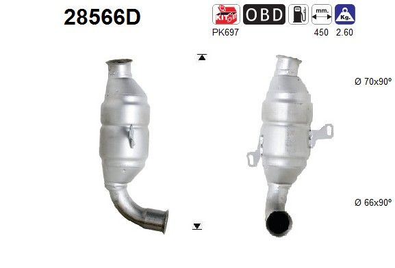 Demper katalysator 1731GR