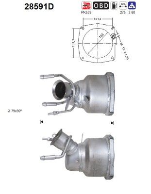 AS 28591D Katalysator