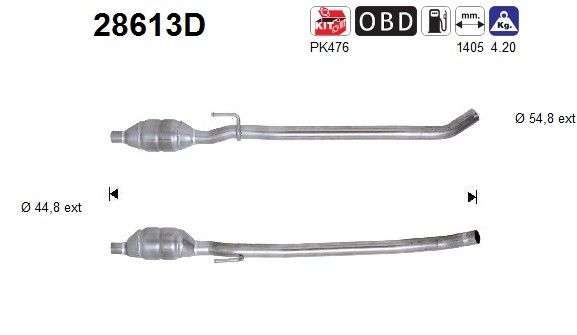Demper katalysator 1705NV