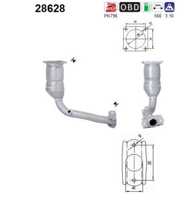 Demper katalysator 1731KS