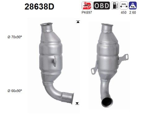 Demper katalysator 1731KR