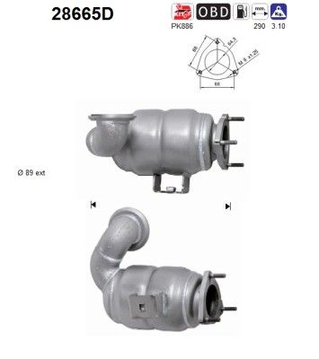 Demper katalysator 1706P9