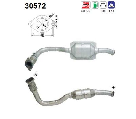 Katalysator motri 8671093346