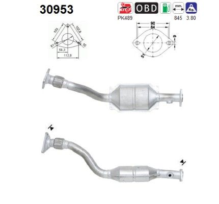 Scenic RX4 (2.0i-16V) katalysator 7700434742