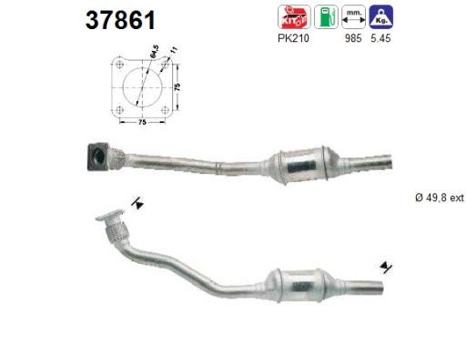 Katalysator 3A1253208EX