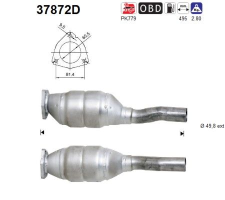 VAG (1.9D/1.9TD AHU/ANU/AFN/AVG/AAZ/AEY/AAZ/1Z/AHU/AEY/AUY/1Y/1Z) katalysator 1118719