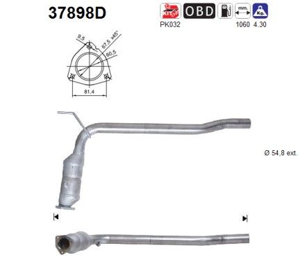 Transporter T4 9/00- (2.5TDi) katalysator 045131701RX
