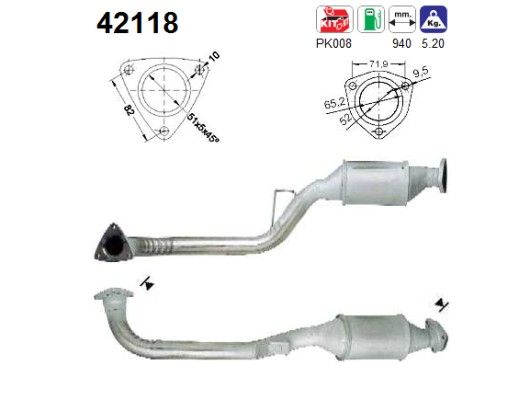 100 (2.6-V6/2.8-V6) / A6 (2.6-V6/2.8-V6) linker katalysator 4A0253057CX