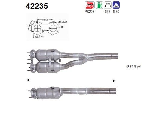 Katalysator 1J0131089FX