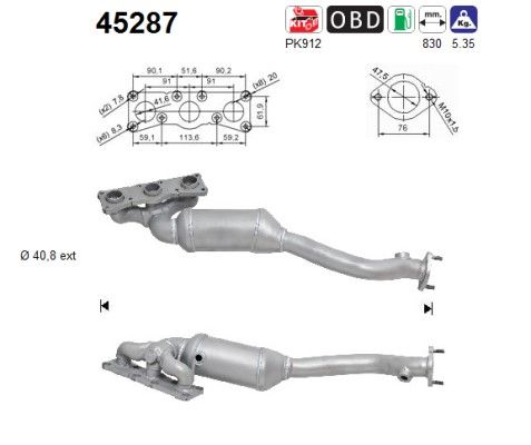 AS 45287 Katalysator