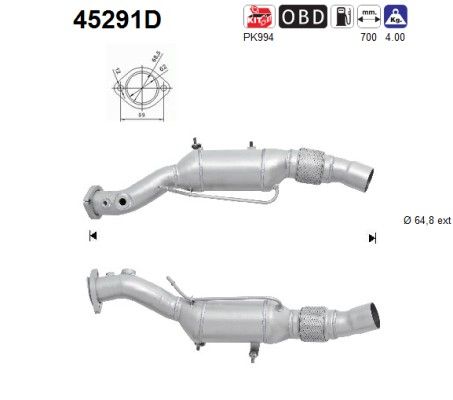 AS 45291D Katalysator