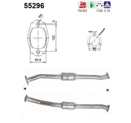 AS 55296 Katalysator