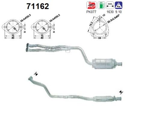 W202 -12/96 (C180) katalysator 2024907019