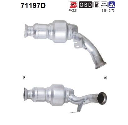ML270 CDi voorste katalysator 1634909614