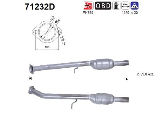AS 71232D Katalysator