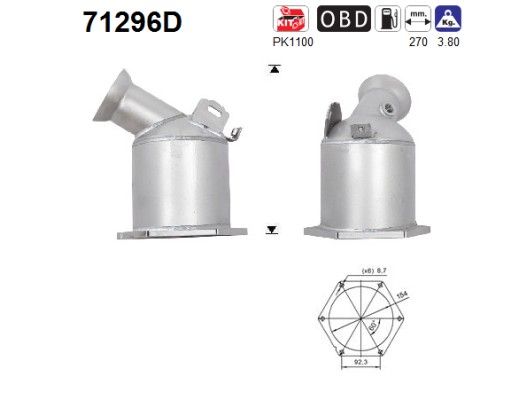 AS 71296D Katalysator