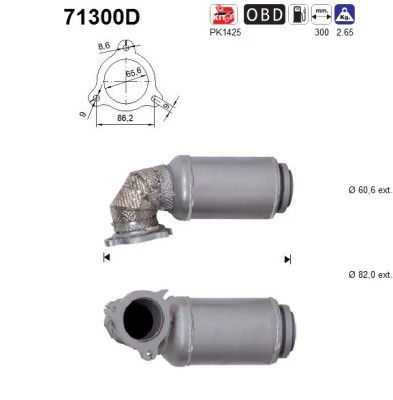 AS 71300D Katalysator