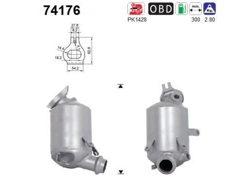 Katalysator  zv12 208A05482R