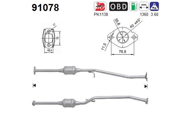 AS 91078 Katalysator