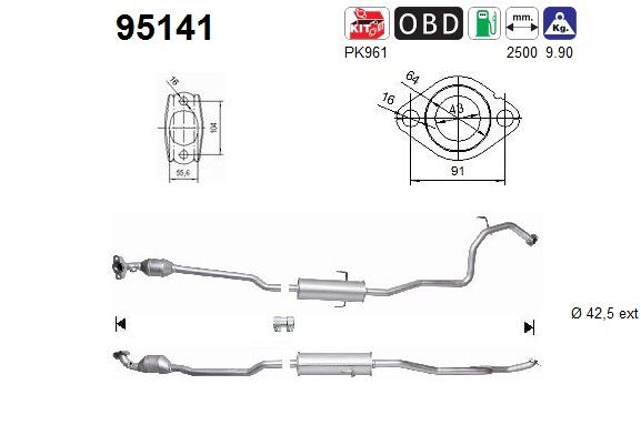 AS 95141 Katalysator