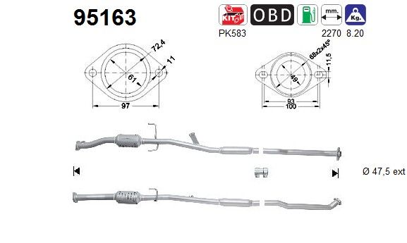 AS 95163 Katalysator