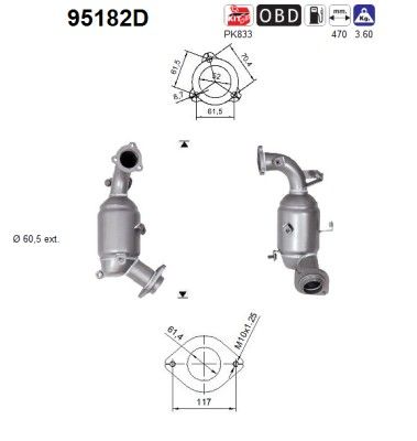 AS 95182D Katalysator