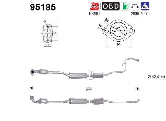 AS 95185 Katalysator