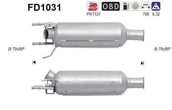 Roetfilter octo square 173893