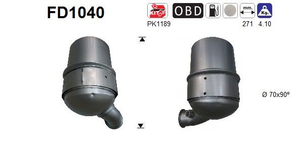 Roetfilter octo square ruil 174046