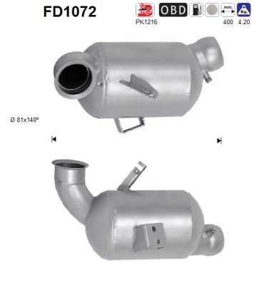 C220CDi / C250CDI 4-Matic Roetfilter Corderiet 2044901992
