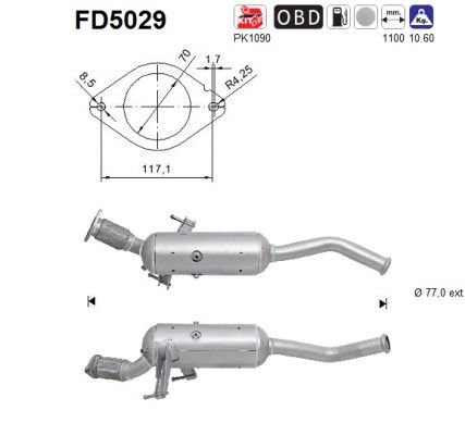 Auspuff      yt19 95514418