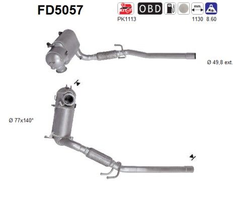 Motrio partfilter JZW254702BX