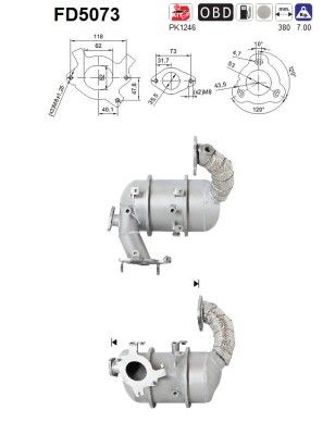 Qashqai / X-Trail 10/11- (1.6DCi) Roetfilter Corderiet 2090000Q1B