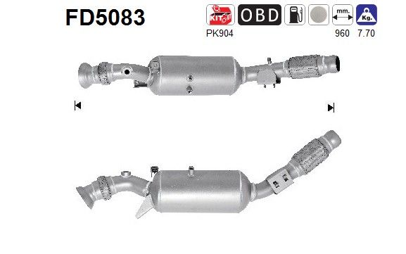 Sprinter (2.1CDi) 03/09-10/15 roetfilter cordieriet 9064906381