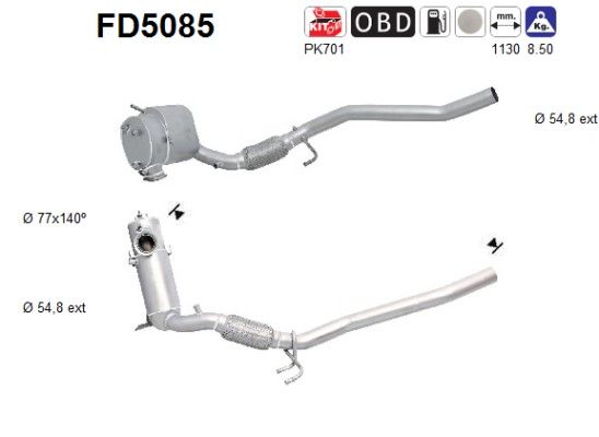 E:roetfilter am 1K0254707EX