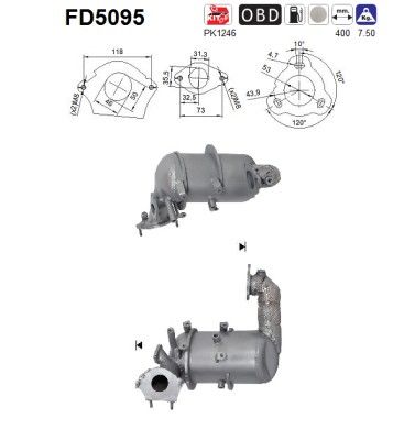 Katalysator  ym12 208A04010R