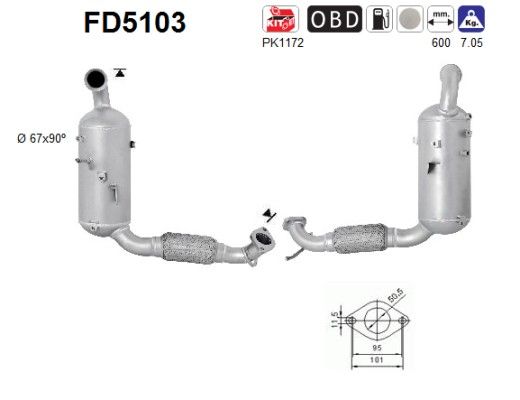 Motrio part.filte 1840044