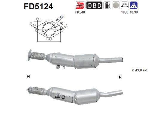 E:roetfilter am 208D09301R